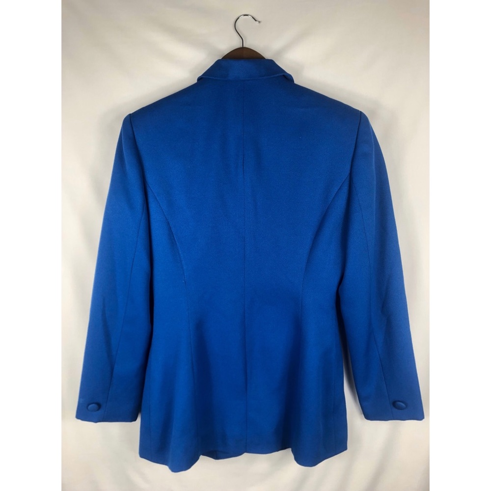 Blue Buttoned Blazer - image 2